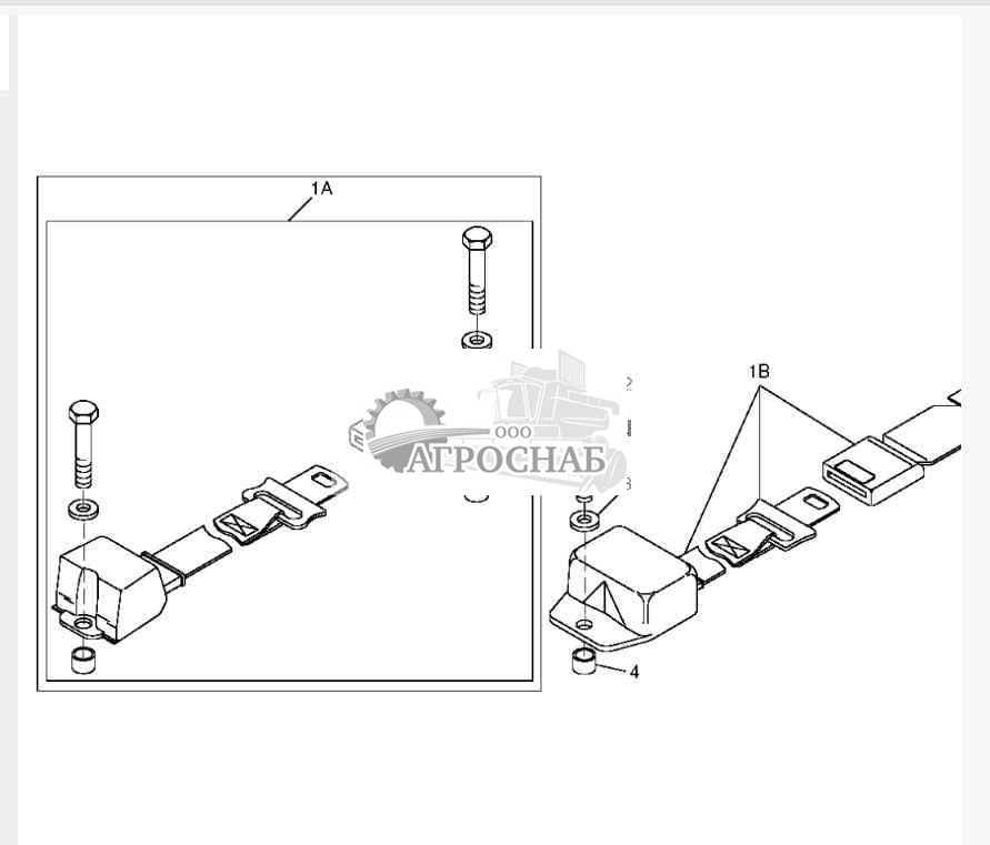 Instructors Seat Belt 